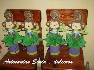 Artesanias Sonia: Duceros de Changos Bebe....