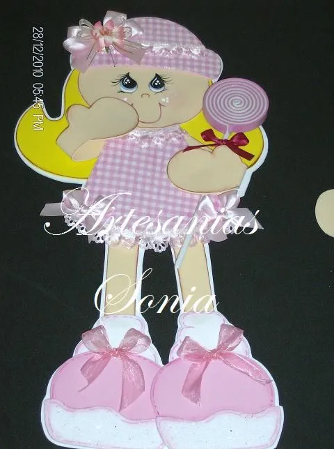 Artesanias Sonia: Más fofuchas planas