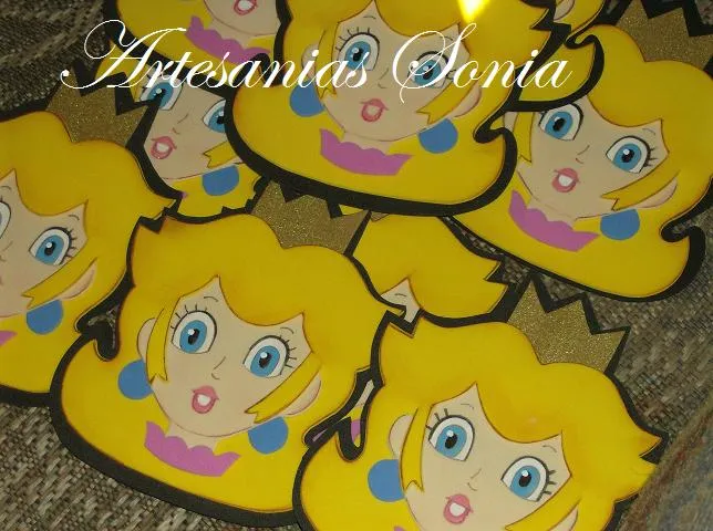 Artesanias Sonia: Mario Bross, Luigi y Peach Artesanias Sonia: Mario Bross, Luigi y Peach