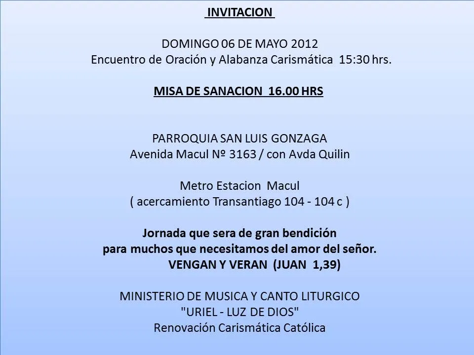Grupo Oración Padre Pío -Renovación Carismática Católica -Santiago ... Grupo Oración Padre Pío -Renovación Carismática Católica -Santiago ...