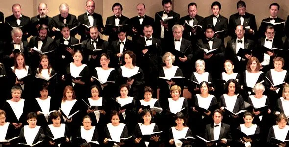 ARTICULOS RELIGIOSOS.: Coro (grupo de cantantes)