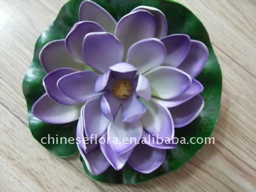 Artificial de la flor de loto de la piscina flotante-Flores y ...
