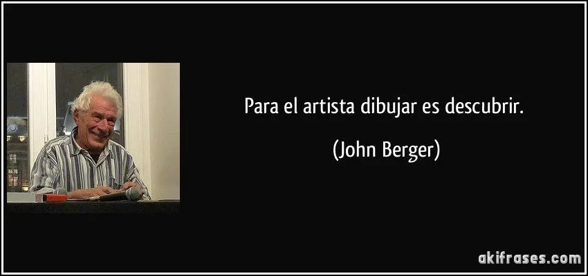 Para el artista dibujar es descubrir.