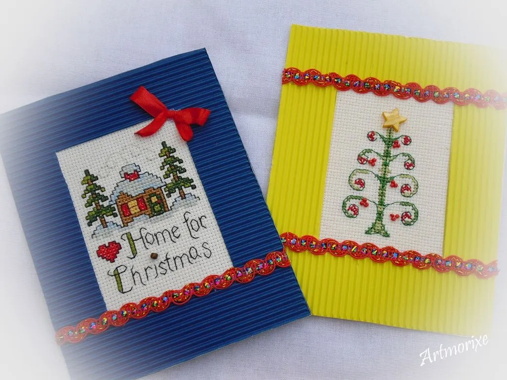 Artmorixe - Labores y manualidades: Felicitaciones bordadas y ... Artmorixe - Labores y manualidades: Felicitaciones bordadas y ...