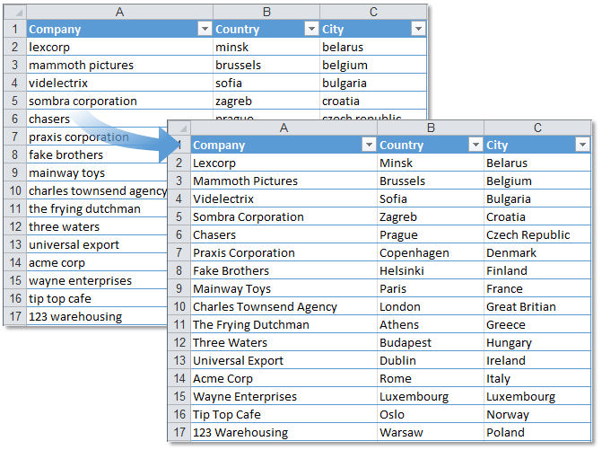 ASAP Utilities for Excel - Texto » Comenzar Cada Palabra Con ... ASAP Utilities for Excel - Texto » Comenzar Cada Palabra Con ...
