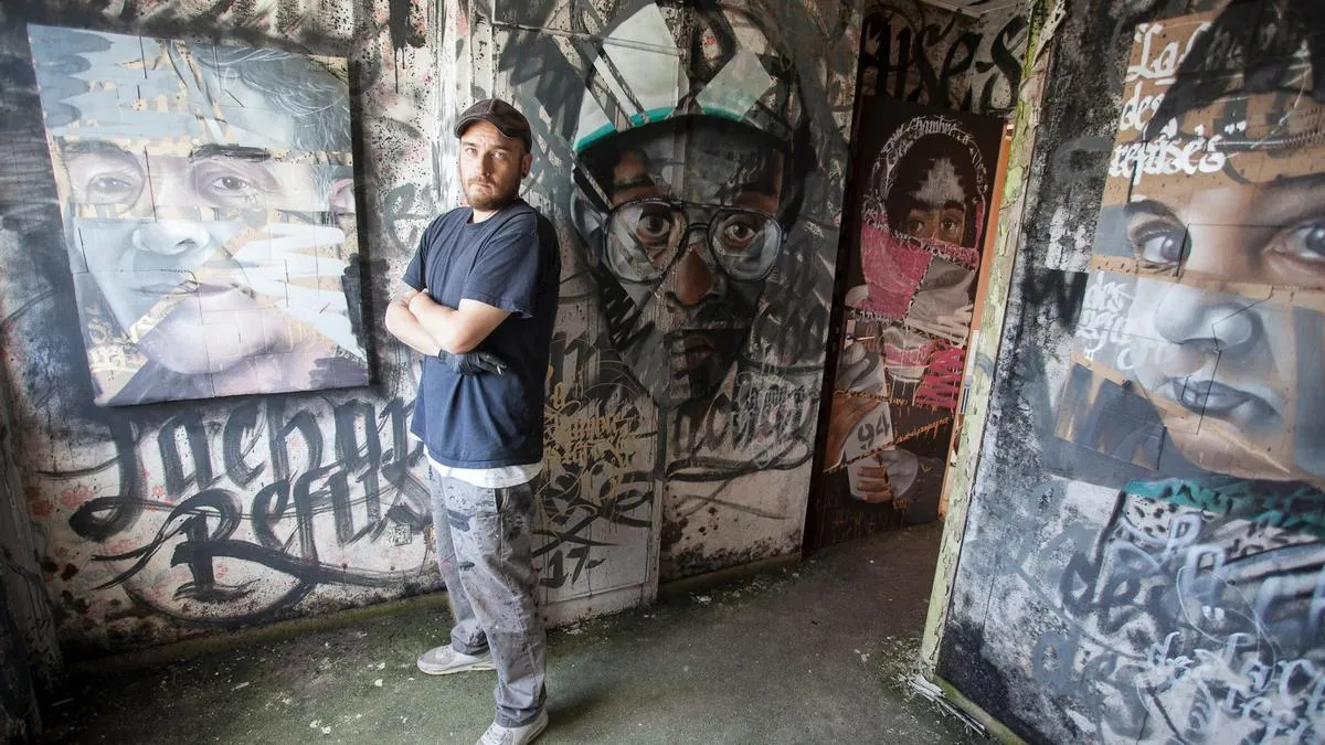 Asier Vera, el muralista guipuzcoano de espíritu rebelde