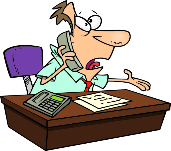 Asistencia a empresas de dibujos animados — Vector stock ... Asistencia a empresas de dibujos animados — Vector stock ...