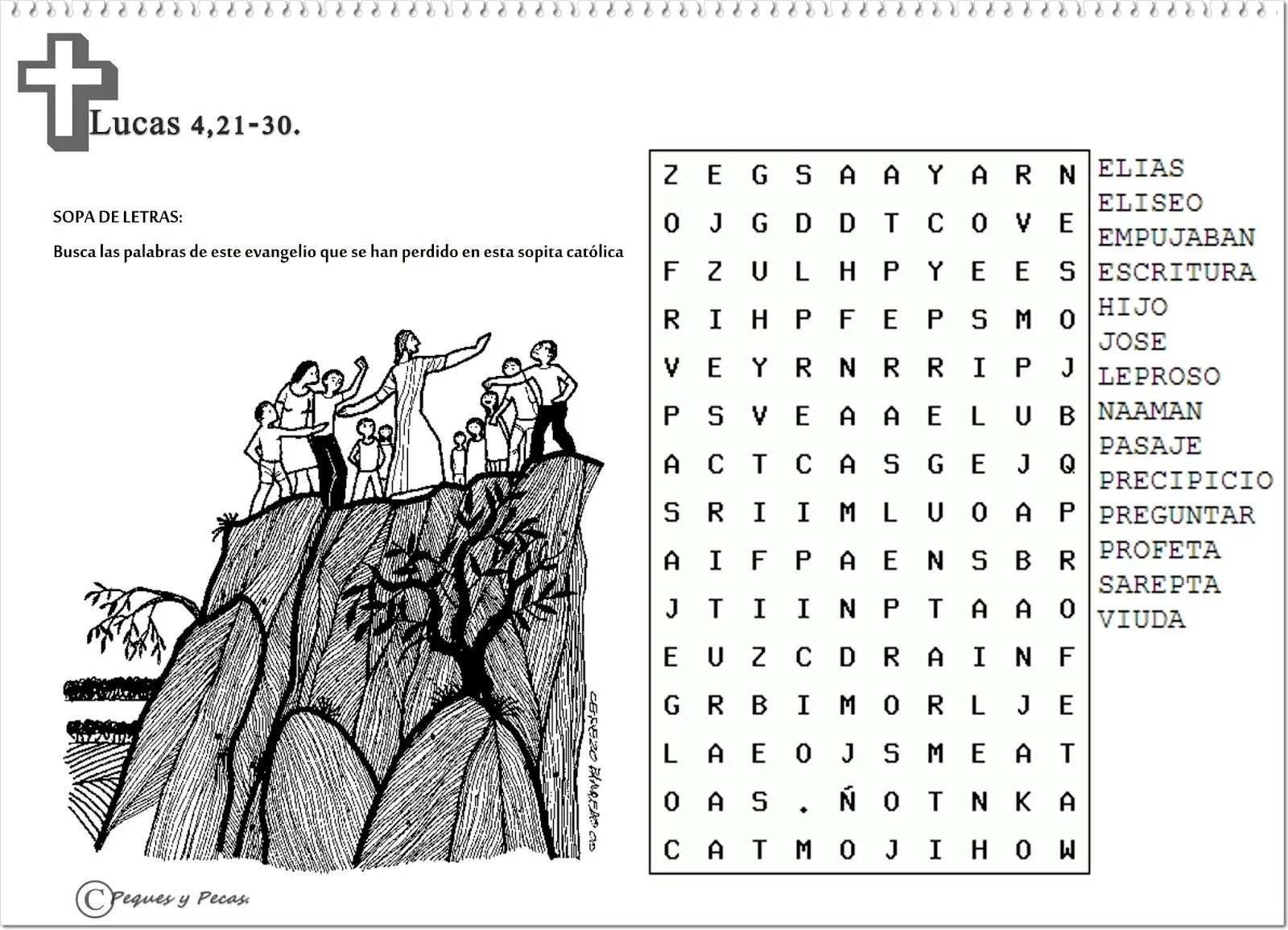 PEQUES Y PECAS...: SOPA DE LETRAS: