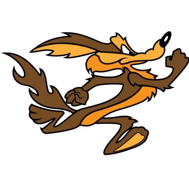 Astucia vector personaje de dibujos animados coyote | Descargar ... Astucia vector personaje de dibujos animados coyote | Descargar ...