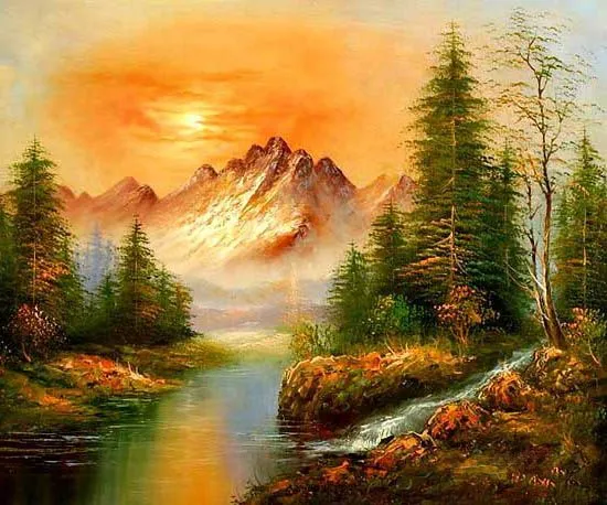 atardecer en la montaña Eliezer Matos Feliz - Artelista.com atardecer en la montaña Eliezer Matos Feliz - Artelista.com