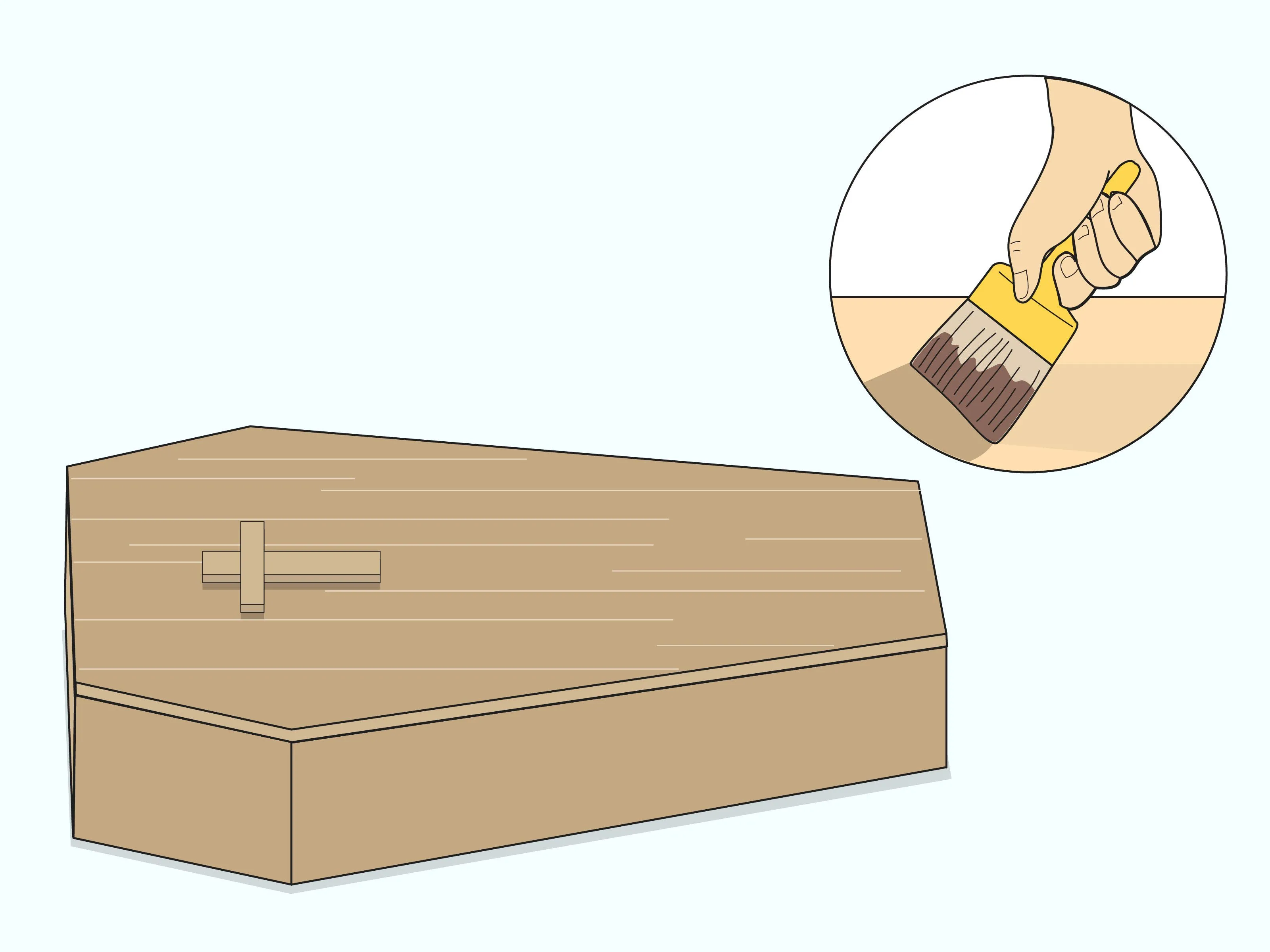 Cómo hacer un ataúd: 13 Pasos (con imágenes) - wikiHow Cómo hacer un ataúd: 13 Pasos (con imágenes) - wikiHow