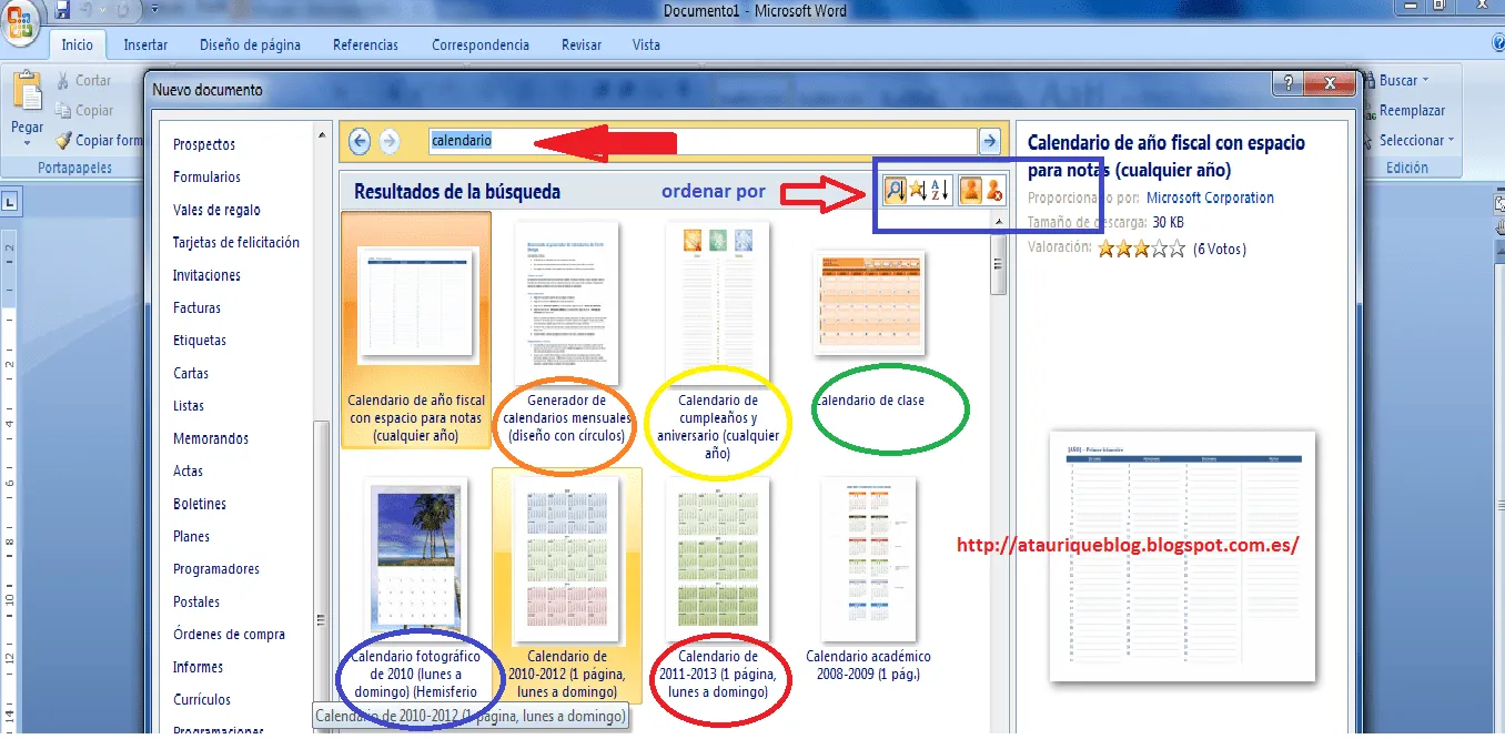 Ataurique Informática: Buscar las Plantillas de documentos en ... Ataurique Informática: Buscar las Plantillas de documentos en ...