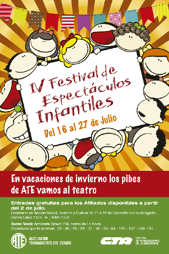 ATE - Ministerio de Trabajo de la Nación: Del 16 al 27 de Julio ... ATE - Ministerio de Trabajo de la Nación: Del 16 al 27 de Julio ...