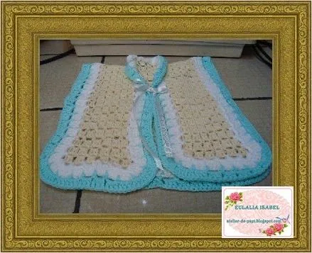 ATELIER-DE-YAYI: TEJIENDO CON ESPERANZA .ROPON O CHAQUETILLA PARA BEBE