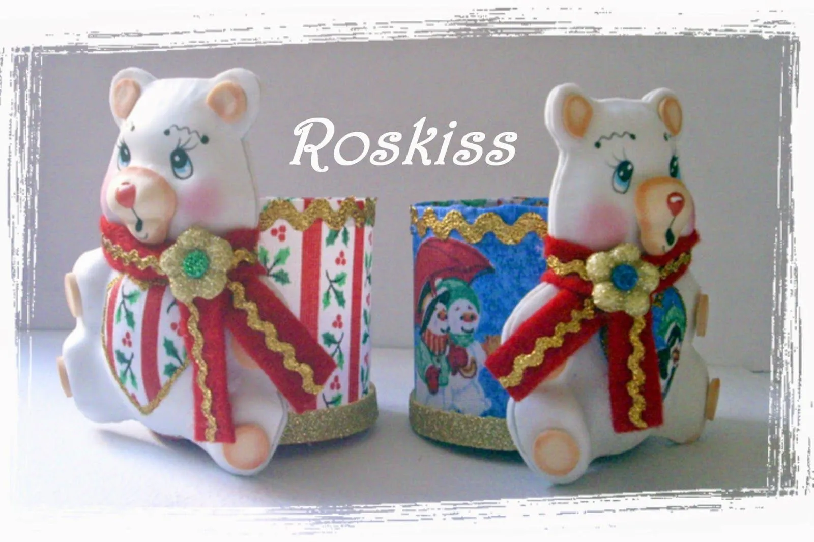El Atelier de Roskiss: Dulceros navideños con material reciclado El Atelier de Roskiss: Dulceros navideños con material reciclado
