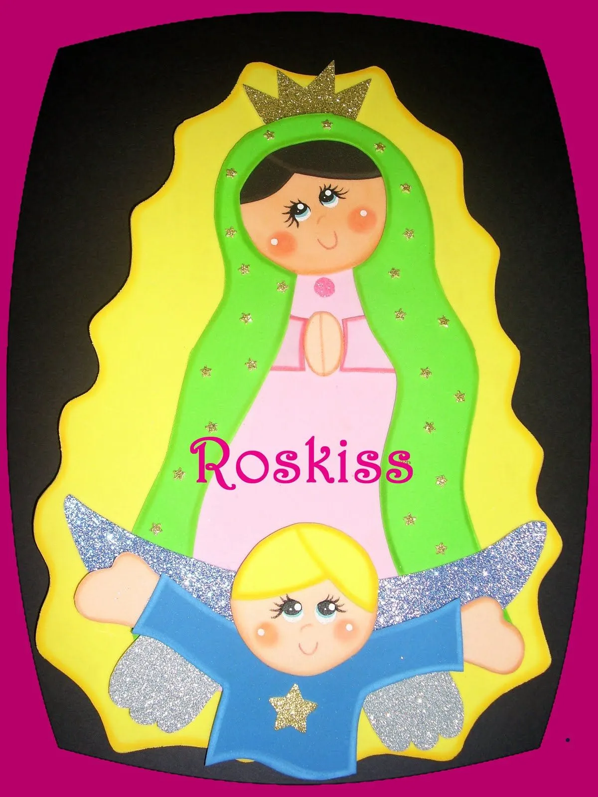 El Atelier de Roskiss: Virgencita Moderna en foamy
