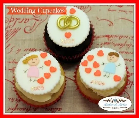 Atelier de Tartas: Cupcakes Aniversario Boda Mallorca