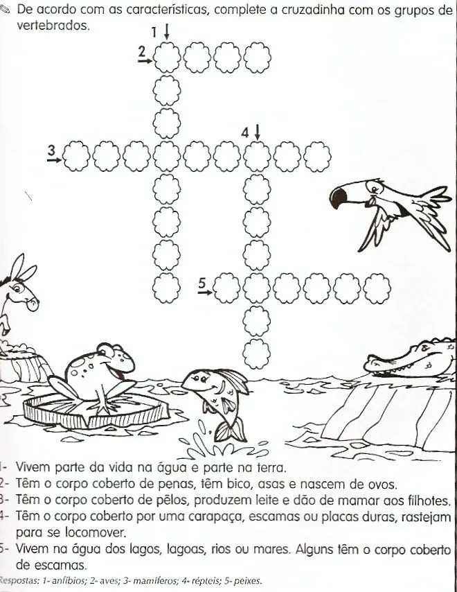 Atividade Infantil: ANIMAIS VERTEBRADOS E INVERTEBRADOS ... Atividade Infantil: ANIMAIS VERTEBRADOS E INVERTEBRADOS ...