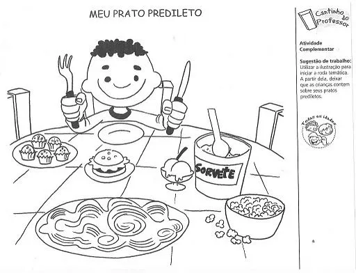 ATIVIDADES ESCOLARES - CRISANDREA: ALIMENTAÇÃO ATIVIDADES ESCOLARES - CRISANDREA: ALIMENTAÇÃO