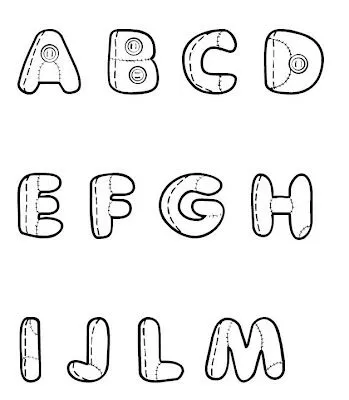 ATIVIDADES ESCOLARES: Moldes das Letras para preparação de Mural ... ATIVIDADES ESCOLARES: Moldes das Letras para preparação de Mural ...