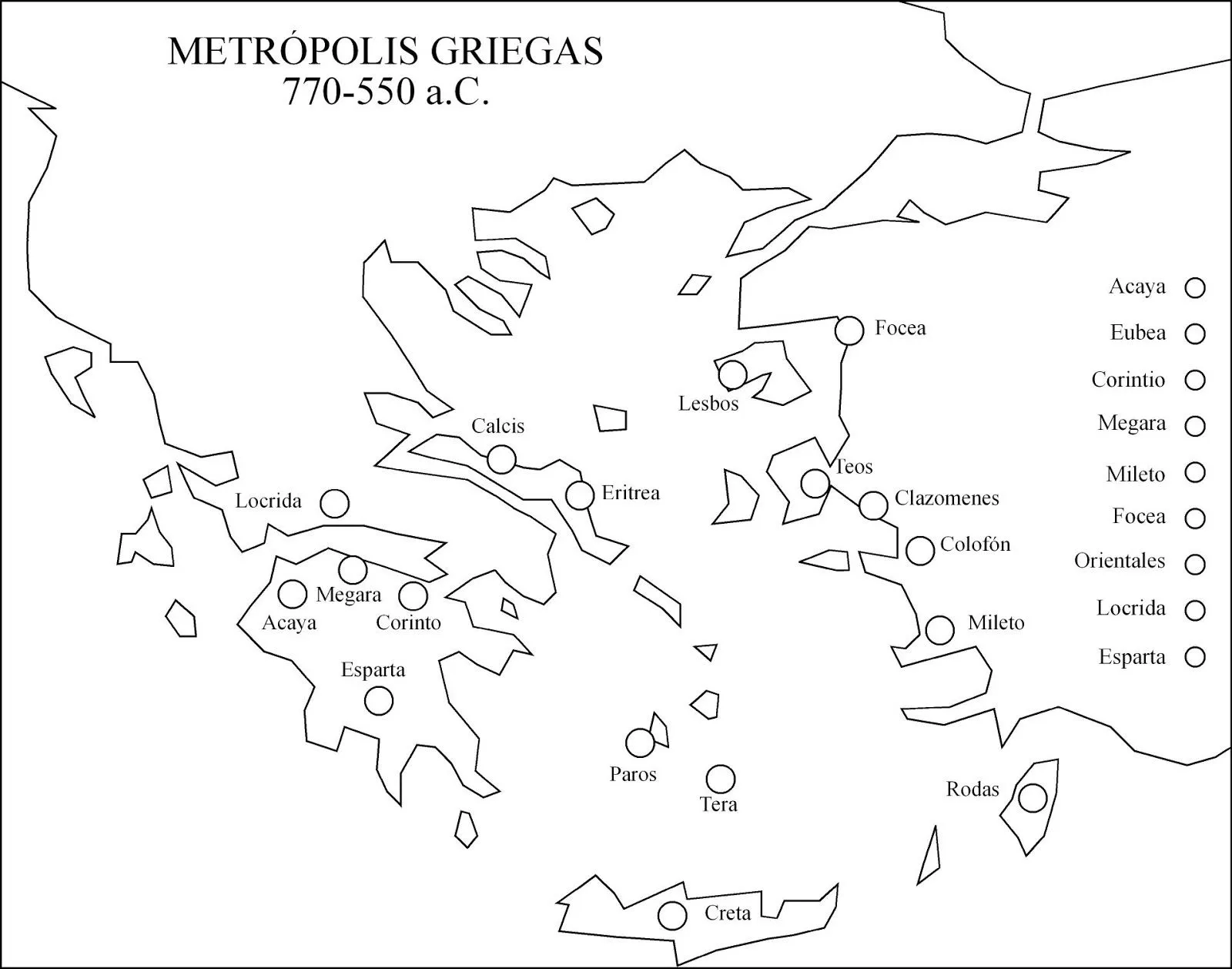 Atlas Histórico: Grecia antigua