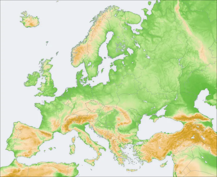 atooms - Fotos - mapa politico europa