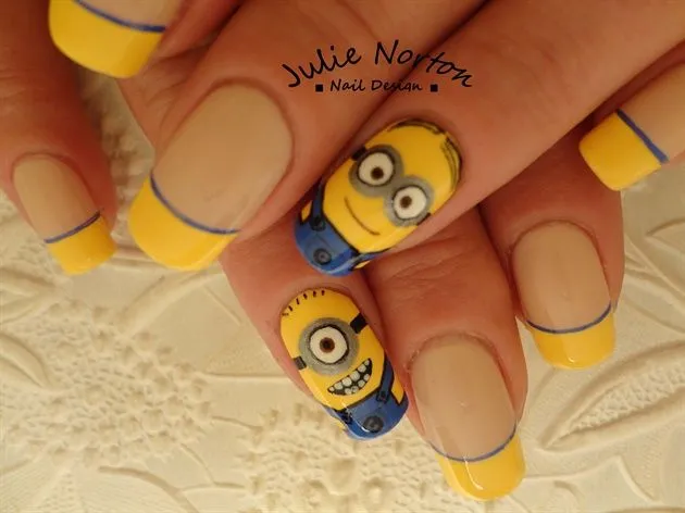 Atractivas uñas decoradas con personajes minions | Moda y ...