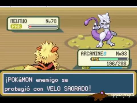 Atrapando a Mewtwo pokemon rojo fuego sin Master ball - YouTube