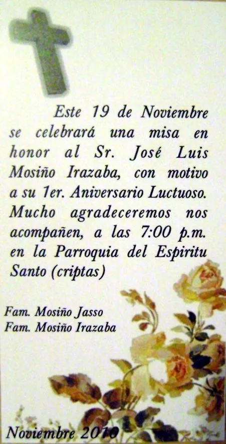 Audio y Video de Irapuato: Primer Aniversario Luctuoso de José ...