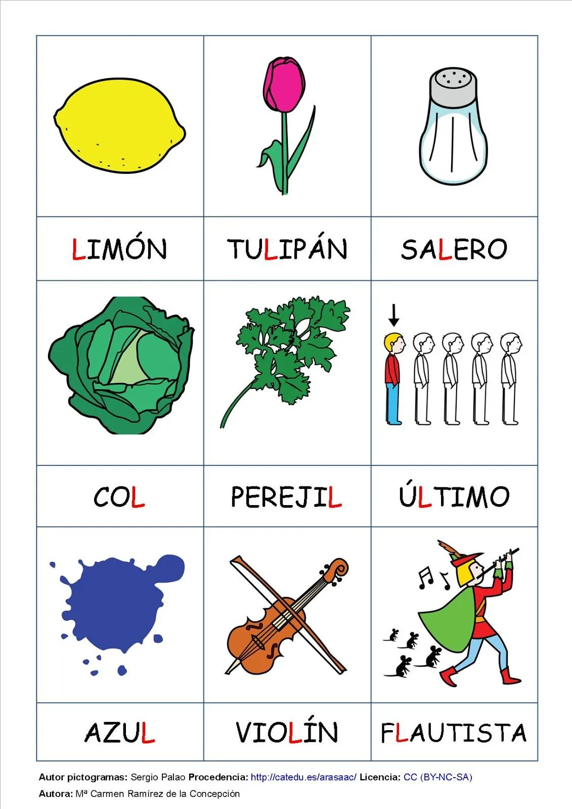 Aula de Infantil, 1º y 2º de Primaria de Viguera: LETRA L Aula de Infantil, 1º y 2º de Primaria de Viguera: LETRA L