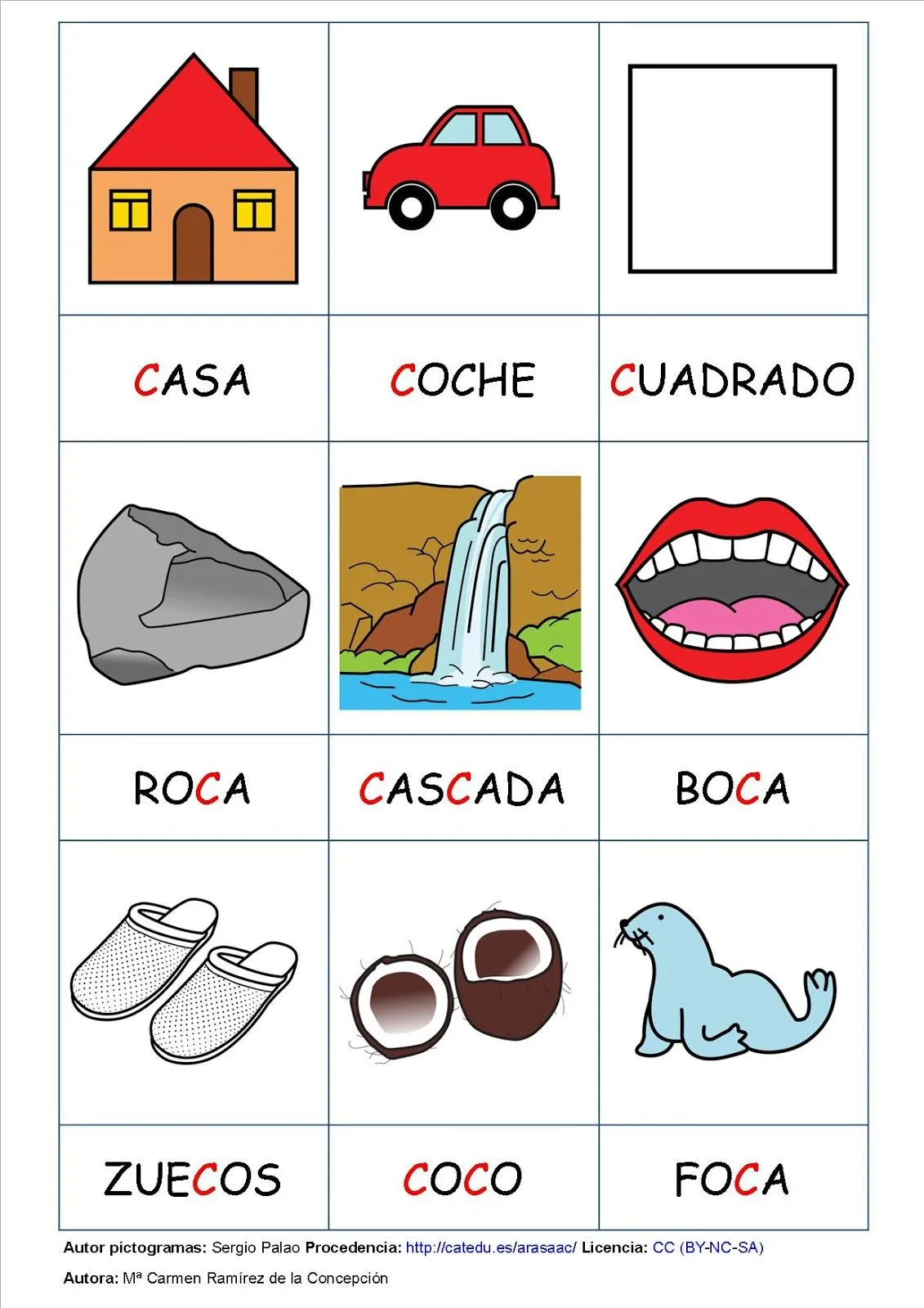 Aula de Infantil, 1º y 2º de Primaria de Viguera: LETRA C Aula de Infantil, 1º y 2º de Primaria de Viguera: LETRA C