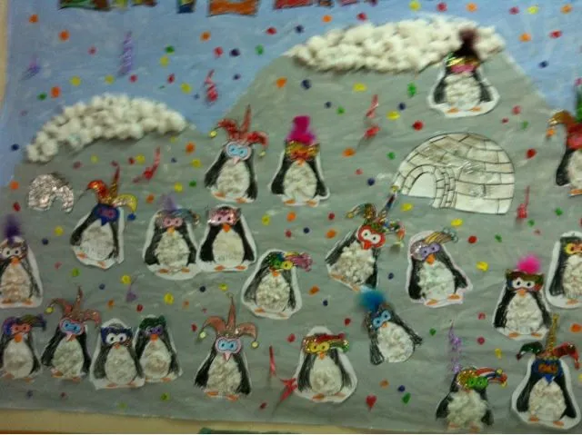 AULA DE INFANTIL: Mural Carnaval