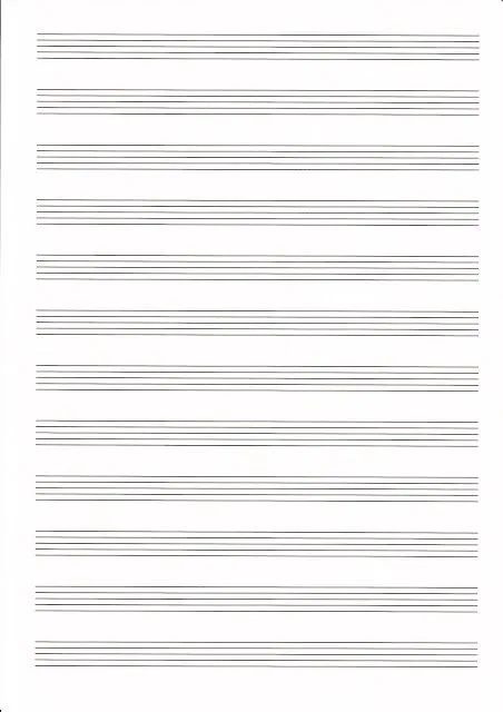 Aula de Música: Papel pautado para imprimir Aula de Música: Papel pautado para imprimir