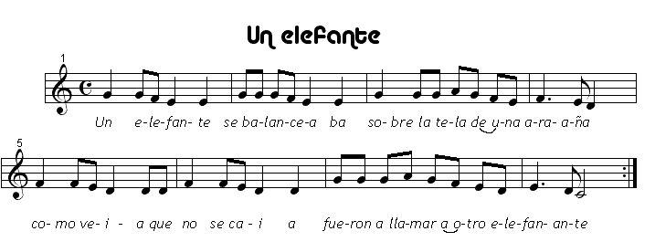 Mi aula de música: PARTITURAS: CANCIONES PARA FLAUTA