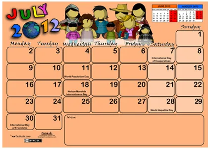 Calendario 2012 mes julio - Imagui Calendario 2012 mes julio - Imagui