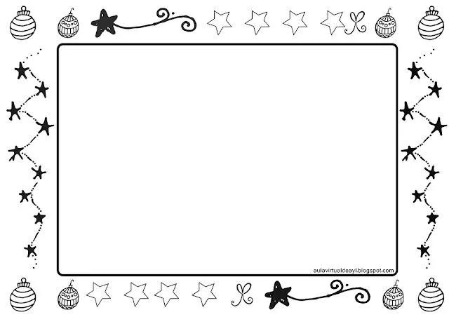 Aula virtual de audición y lenguaje: Bordes navideños Aula virtual de audición y lenguaje: Bordes navideños