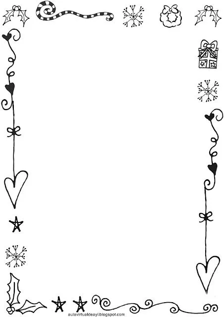 Aula virtual de audición y lenguaje: Bordes navideños Aula virtual de audición y lenguaje: Bordes navideños