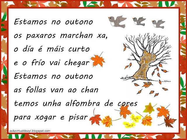 Aula virtual de audición y lenguaje: Poemas de otoño Aula virtual de audición y lenguaje: Poemas de otoño