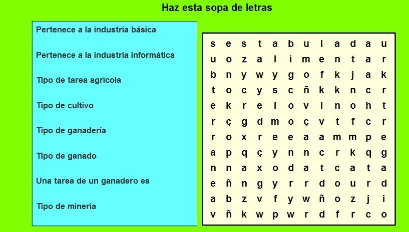 El Aula Virtual de Carlos: SOPA DE LETRAS DEL TEMA "LOS TRABAJOS" El Aula Virtual de Carlos: SOPA DE LETRAS DEL TEMA "LOS TRABAJOS"