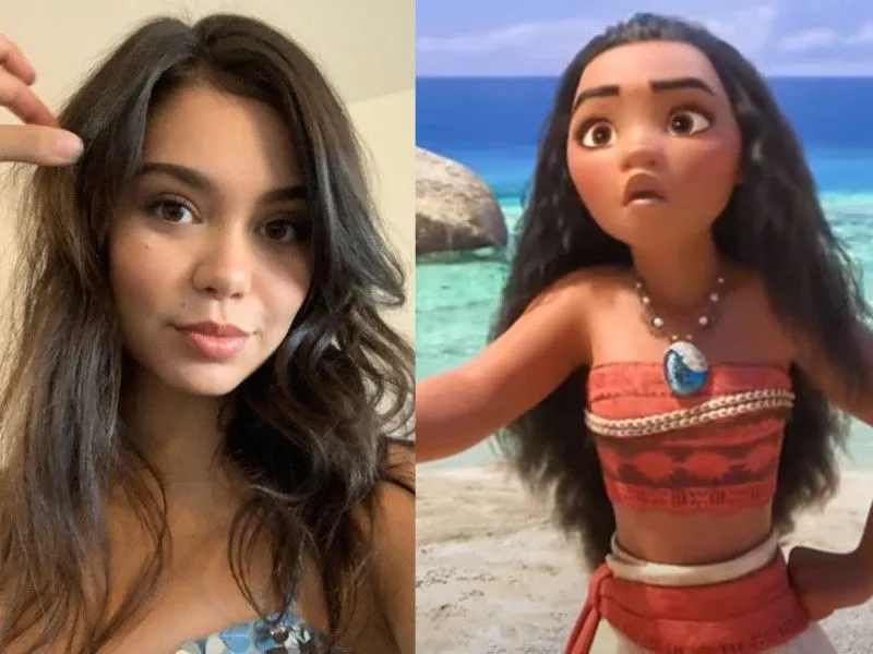 Ella es Auli'i Cravalho, la protagonista del live action de 'Moana'