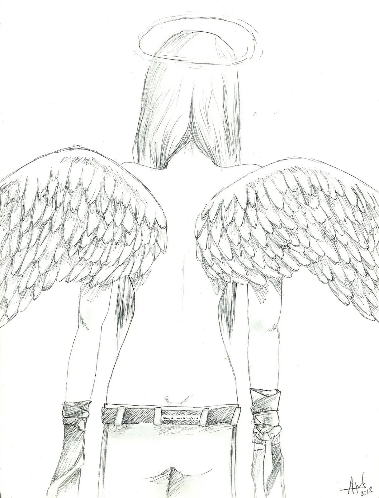 Aurora King Rey's art: Alas de ángel