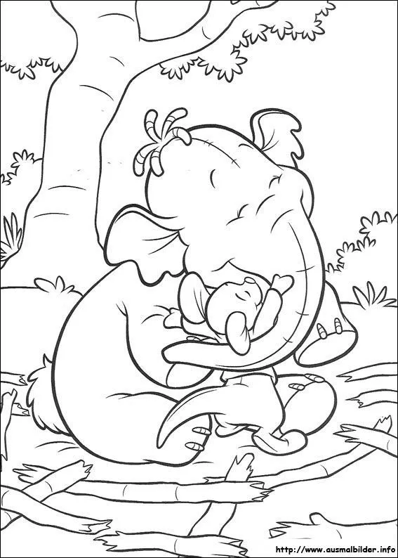 Ausmalbilder von Heffalump - Ein neuer Freund für Winnie Puuh zum ... Ausmalbilder von Heffalump - Ein neuer Freund für Winnie Puuh zum ...