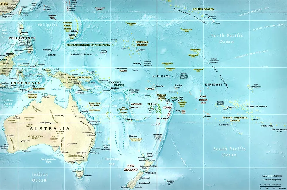 Australia Map / Oceania Map / Map of Australia / Map of Oceania ... Australia Map / Oceania Map / Map of Australia / Map of Oceania ...