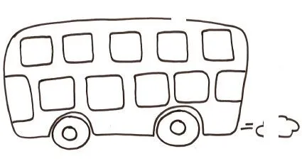 Autobus doppio da colorare - Cose Per Crescere Autobus doppio da colorare - Cose Per Crescere
