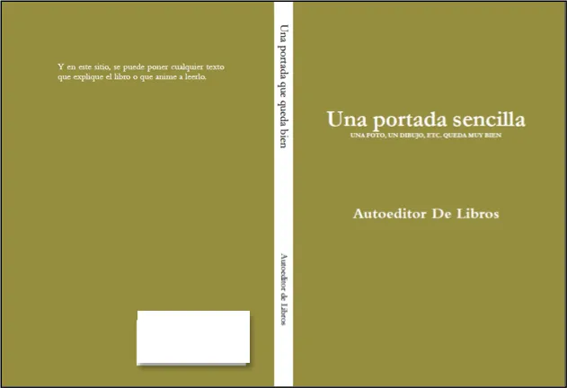 AUTOEDICIÓN DE LIBROS: Hacer la portada por uno mismo