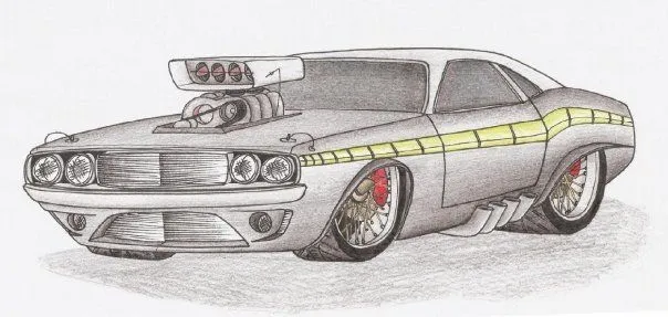 Como dibujar carros tuning - Imagui