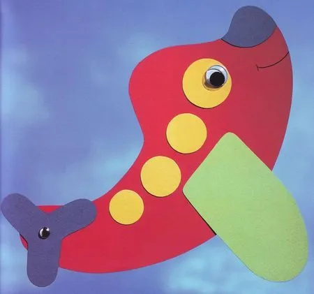 Avión de Goma EVA en Manualidades con Foami / Goma Eva / Foamy Avión de Goma EVA en Manualidades con Foami / Goma Eva / Foamy
