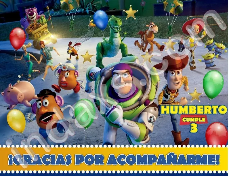 Auxilio, ayuda fiesta toy story