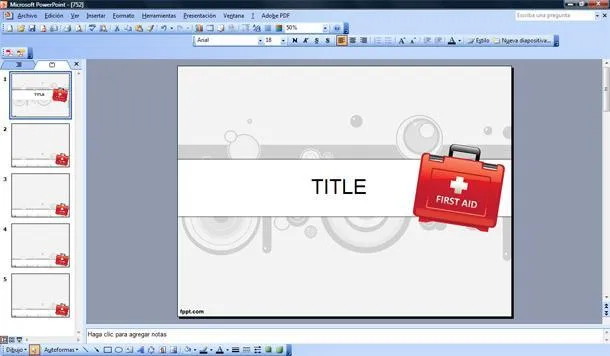 Primeros Auxilios Plantilla PowerPoint | Plantillas PowerPoint Gratis