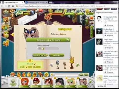 AVATARIA cambiando mi nombre con letras nick♥ - YouTube AVATARIA cambiando mi nombre con letras nick♥ - YouTube